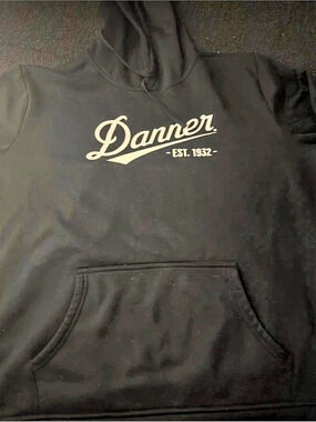 Danner Men's Black Hoodie Size XL Like New